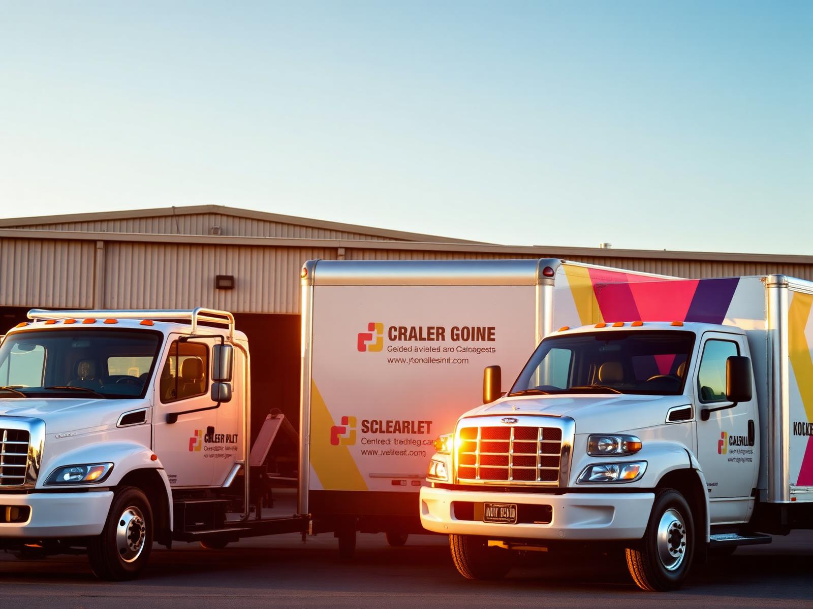 Branded fleet trucks